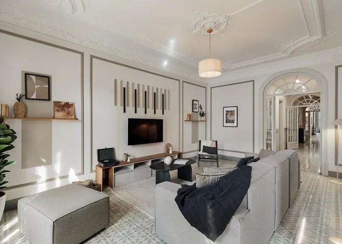 Lägenhet Kaftan - 5 Bedrooms And Balcony In Eixample Dreta